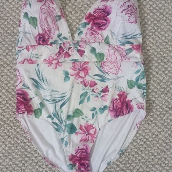 Coastal Wave One Piece  Suit Swimwear 3x - Picture 3 of 3